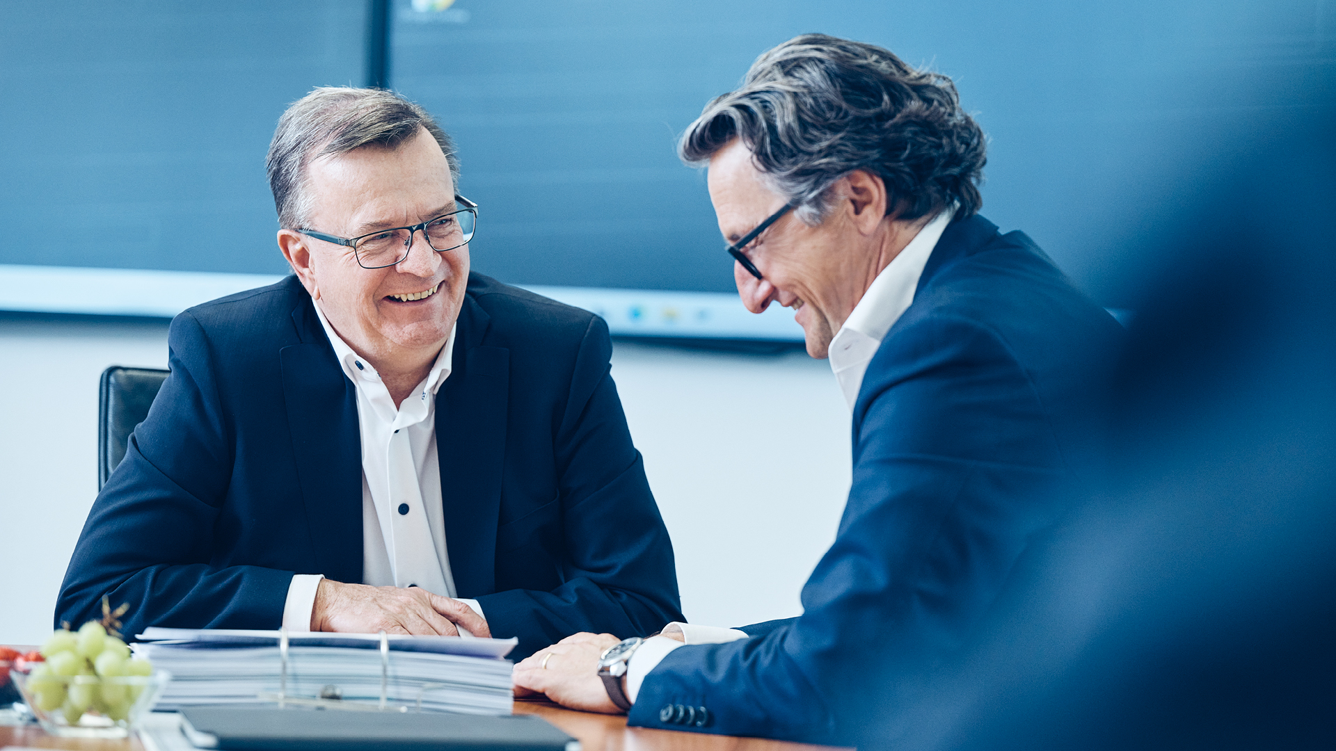 Dr. Martin Komischke mit Dr. Andreas Hünerwadelpiegl Dr. Martin Komischke mit Dr. Andreas Hünerwadel